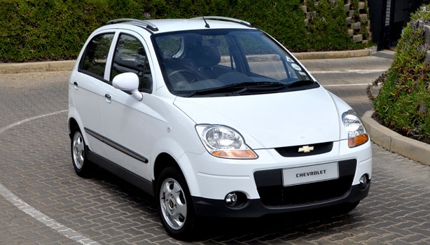 The Chevrolet Spark 800 which is sold in the South African market The Chevrolet Spark 800 which is sold in the South African market