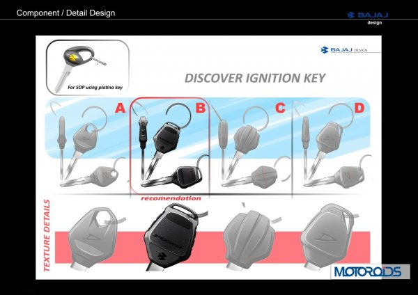 Discover 125 ST design sketches