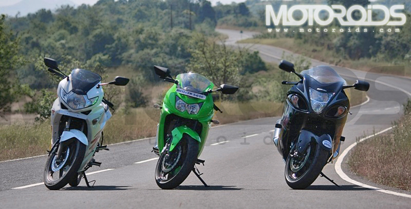 Karizma ZMR, Ninja 250, hayabusa