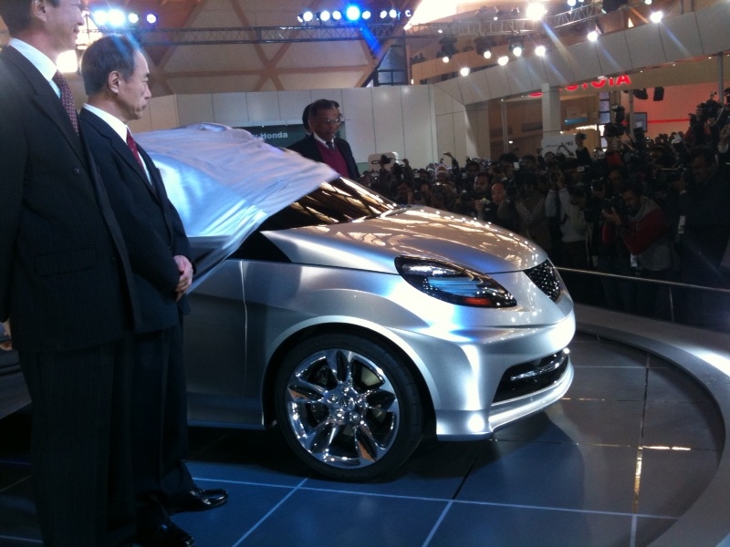 honda small car unvieled at 2010 auto expo