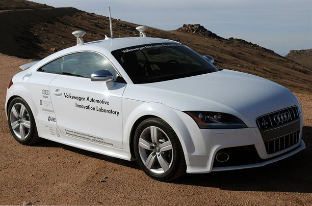 an autonomous Audi TTS rally car - Stanford University