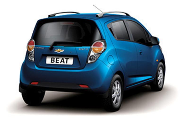 chevrolet beat blue rear - www.motoroids.com
