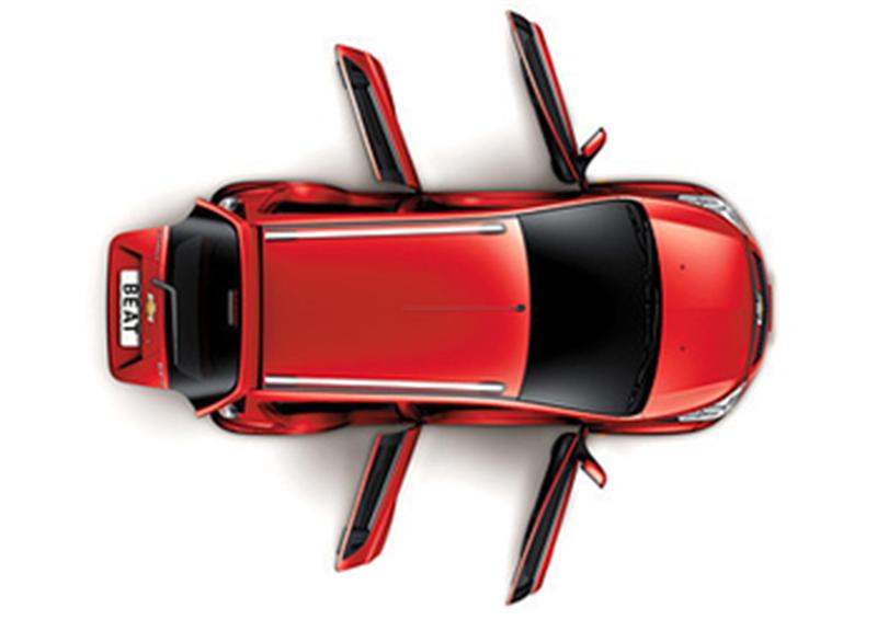 chevrolet beat red top - www.motoroids.com