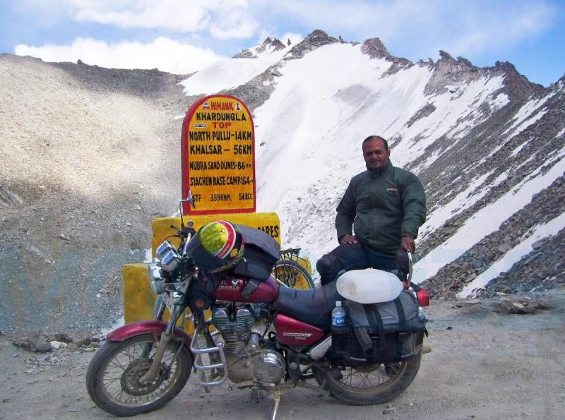 jaideep khodaskar rides solo from Ahmedabad to Leh, Ladakh and beyond on his Royal Enfield THunderbird