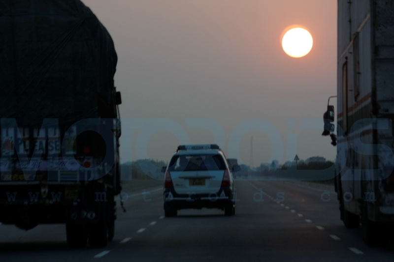 Road trip Sunset