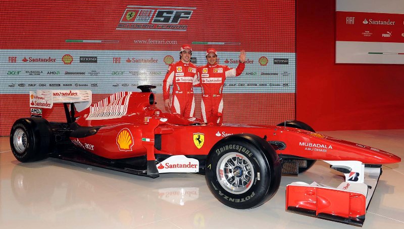 2010 ferrari f1 car