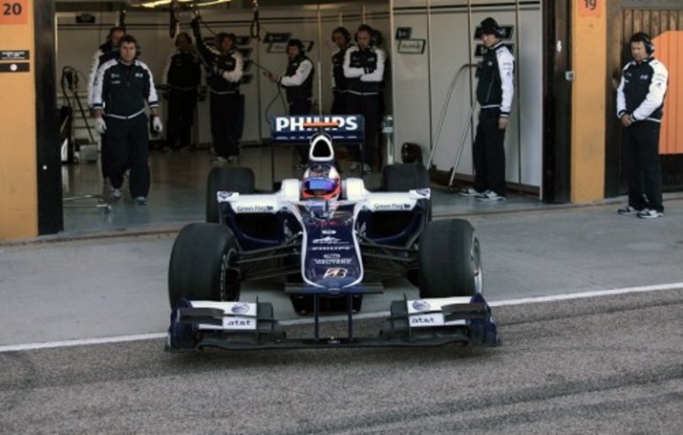 2010 williamsf1 car
