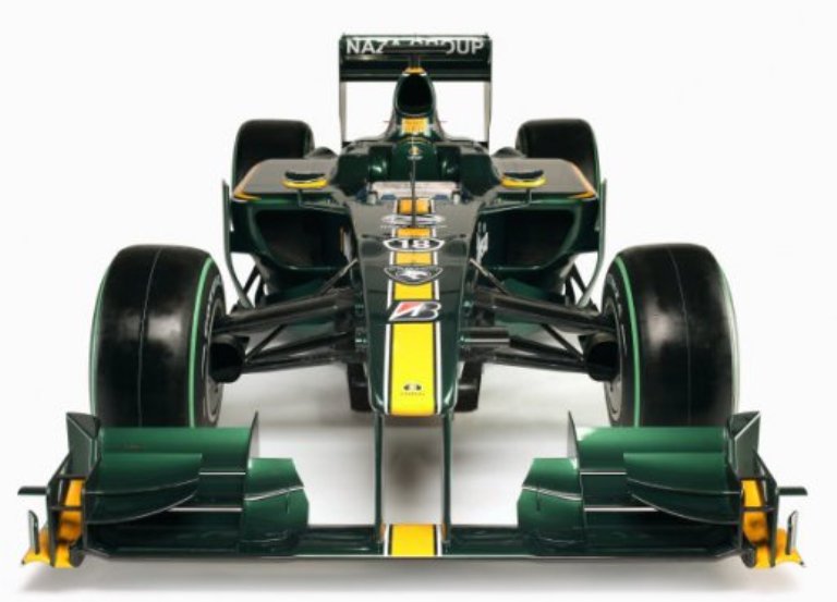 2010 lotus cosworth f1 car