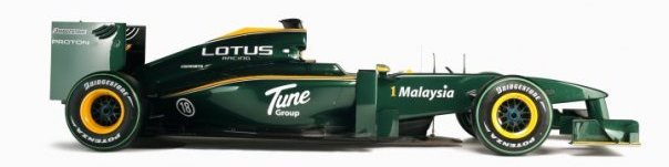 2010 lotus cosworth f1 car