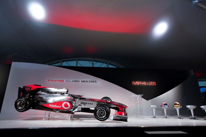 2010 vodafone mclaren f1 car