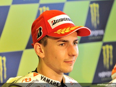 Jorge Lorenzo winds MotoGP 2010 Le Mans