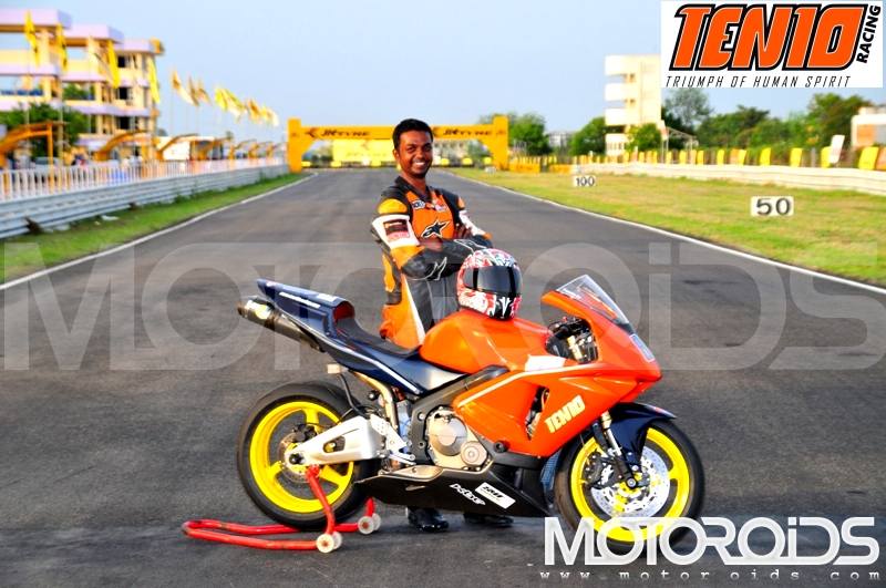 Emmanuel Jebaraj, Ten10 Racing - www.motoroids.com