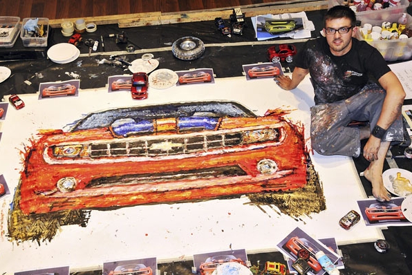 Ian Cook Rc car painting