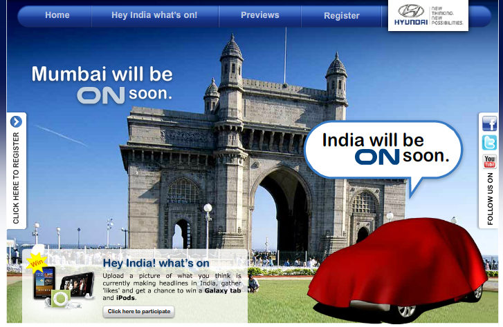 Hyundai Eon teaser site