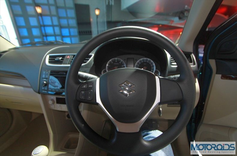 2012 Swift Dzire interior