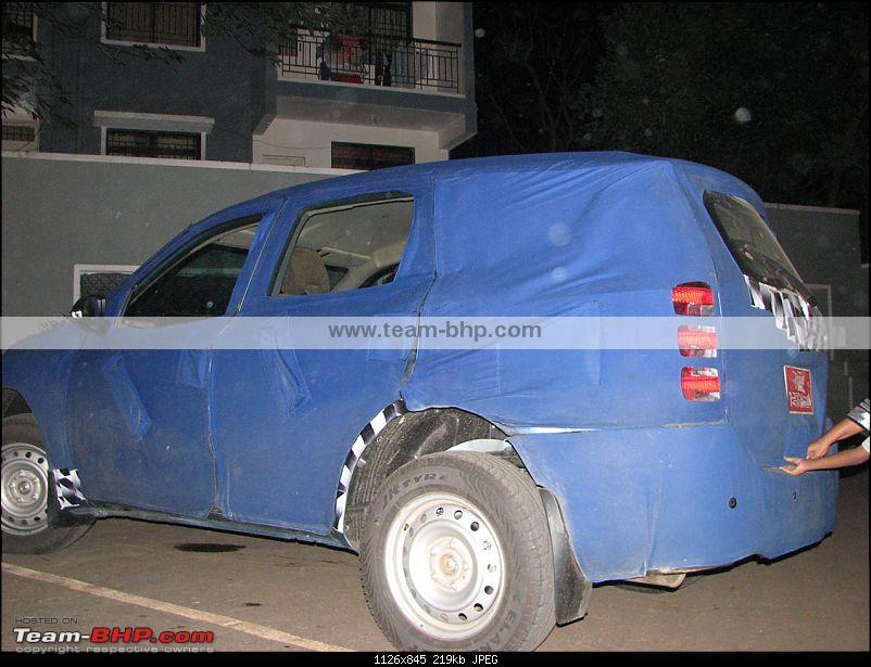 Interior and new scoop shots of the 2011 Mahindra and Mahindra W201 World SUV