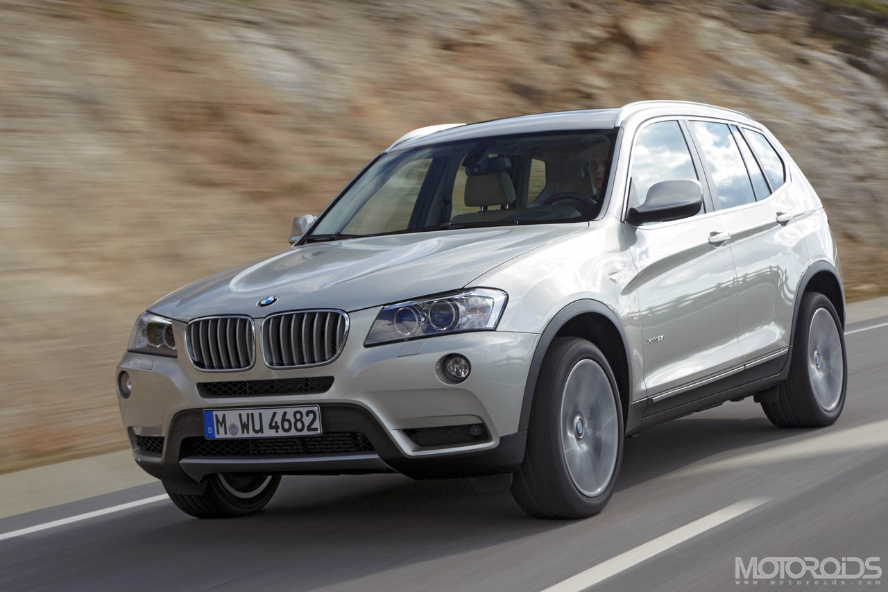 2011 BMW X3 (F25) has been unveiled; coming to India in the first quarter of 2011. More details, specs and prices on Motoroids.com