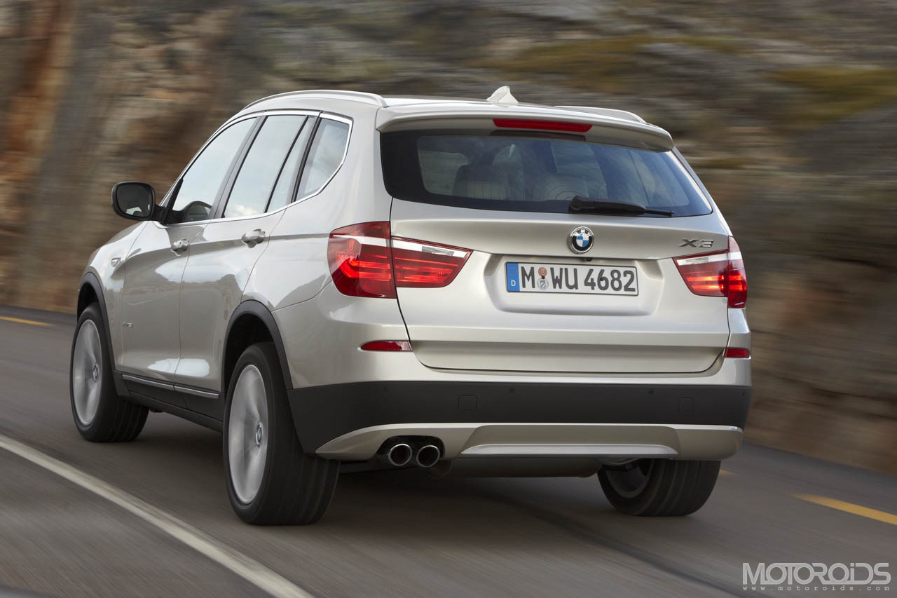 2011 BMW X3 (F25) has been unveiled; coming to India in the first quarter of 2011. More details, specs and prices on Motoroids.com