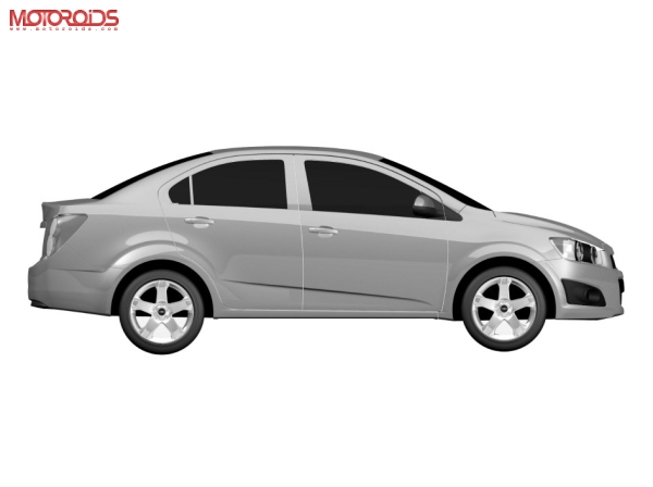Rendered images and details on launch date, pricing and availability of the 2011 Aveo U-VA and Aveo sedan for India - www.motoroids.com