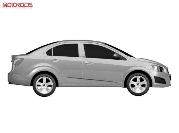 Rendered images and details on launch date, pricing and availability of the 2011 Aveo U-VA and Aveo sedan for India - www.motoroids.com