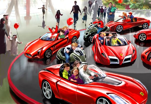 Ferrari World theme park Abu Dhabi