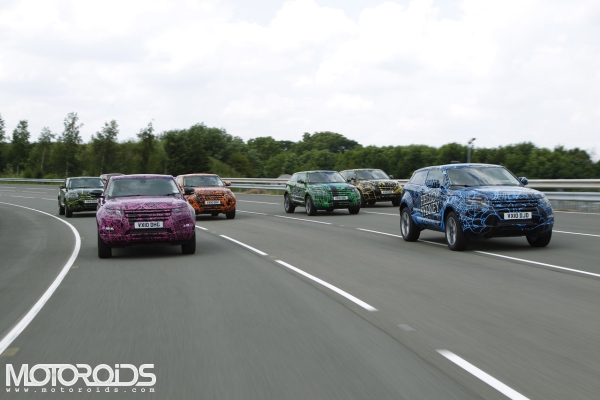 Land Rover Evoque Prototypes to roam the globe and greet a 'Hello' to all its major markets, India not included yet