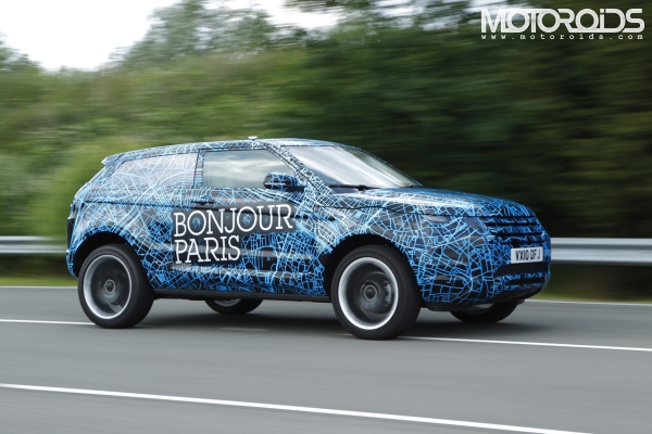 Land Rover Evoque Prototypes to roam the globe and greet a 'Hello' to all its major markets, India not included yet