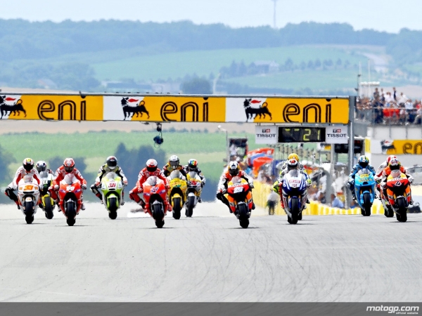 Race report of eni Motorrad Grand Prix Deutschland (MotoGP of Sachsenring, Germany) 2010, where Rossi made his iconic comeback 