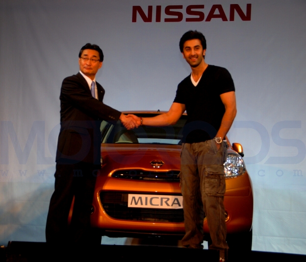 Nissan Micra Launch with Ranbir Kapoor and Kiminobu Tokuyama The 2011 Nissan Micra has been launched in India with all the details, specifications and prices. More info on Motoroids.com