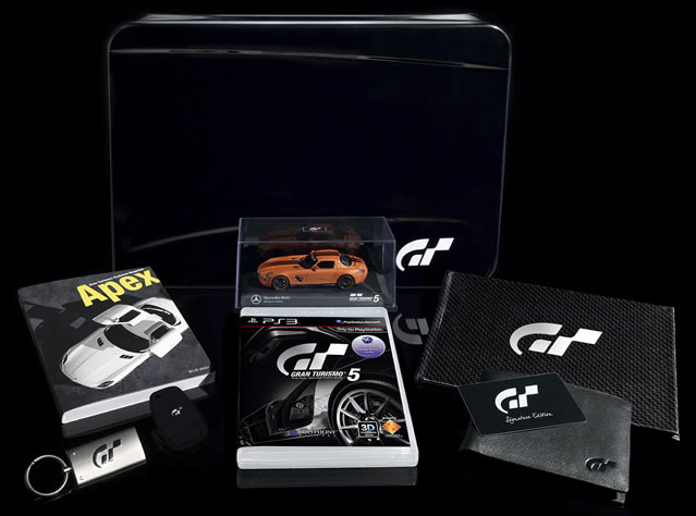 Polyphony Digital's Gran Turismo 5 will be launched in 3 editions in November 2010 - a Standard Edition, a Collector's Edition and a Signature Edition. More details on Motoroids.com