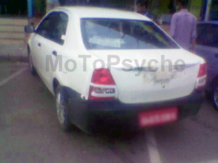 The Toyota Etios Sedan was recenlty caught testing in Chandigarh - www.motoroids.com