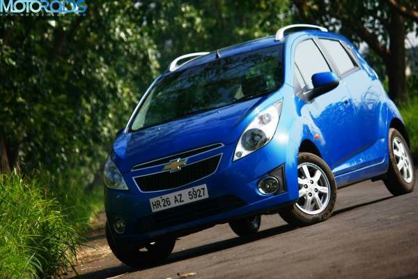 Chevrolet Beat front three quarters