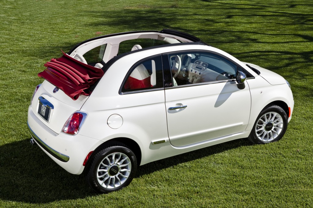 Fiat showcased their new Fiat 500c at the New York Auto Show 2011