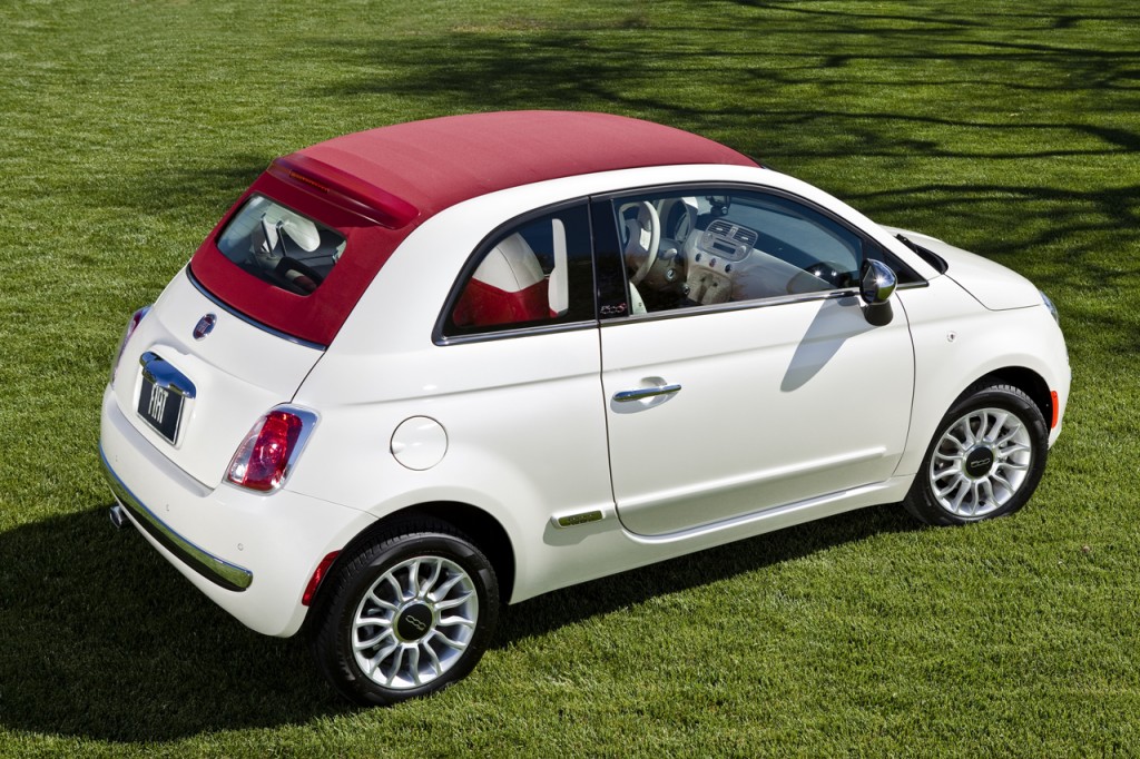 Fiat showcased their new Fiat 500c at the New York Auto Show 2011