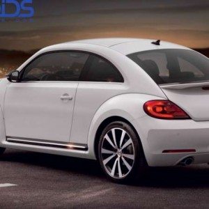 VW Beetle rear three