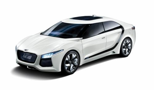 Hyundai has showcased their new concept Blue2 which is a cell powered car churning out 121bhp of power