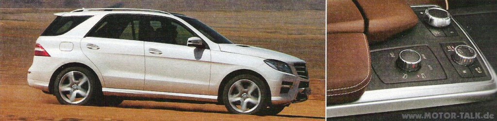 Mercedes Benz M-Class Leaked Snaps