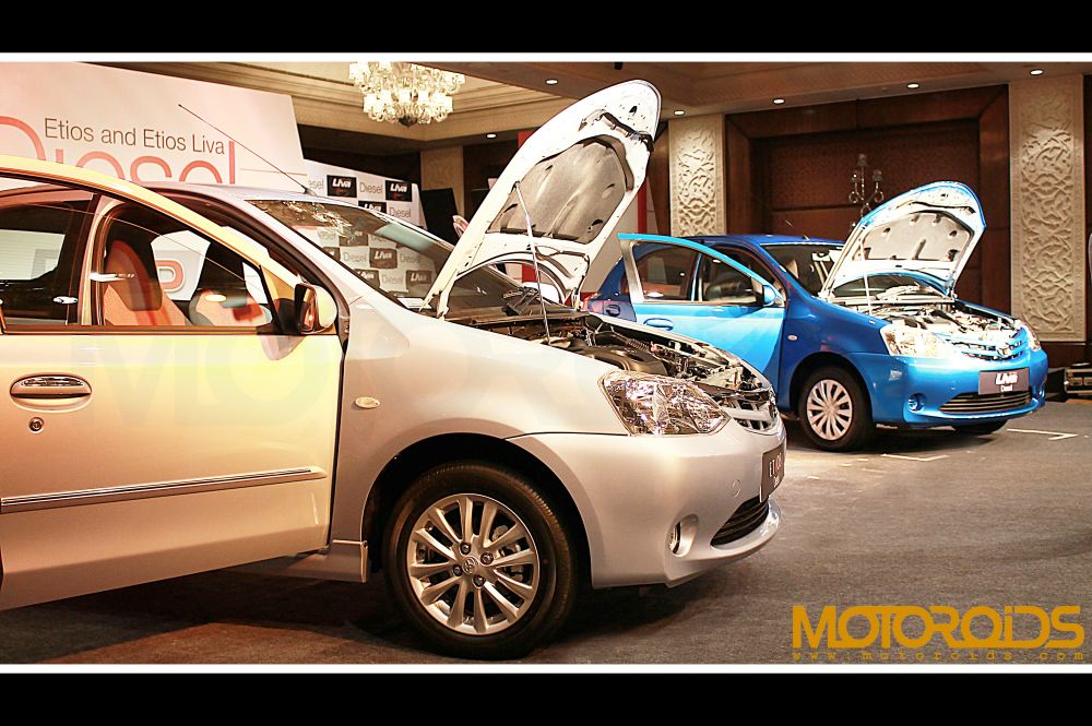 Etios sedan and Liva