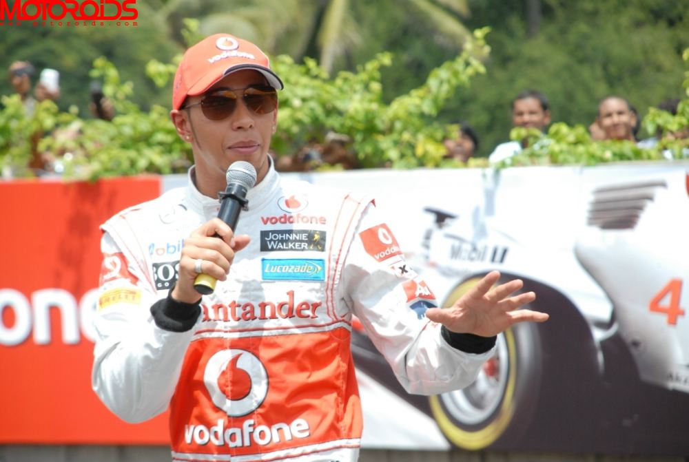 Lewis hamilton India