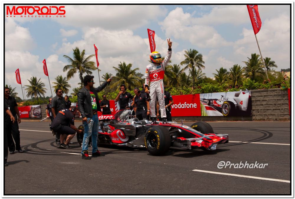 Lewis Hamilton Bangalore