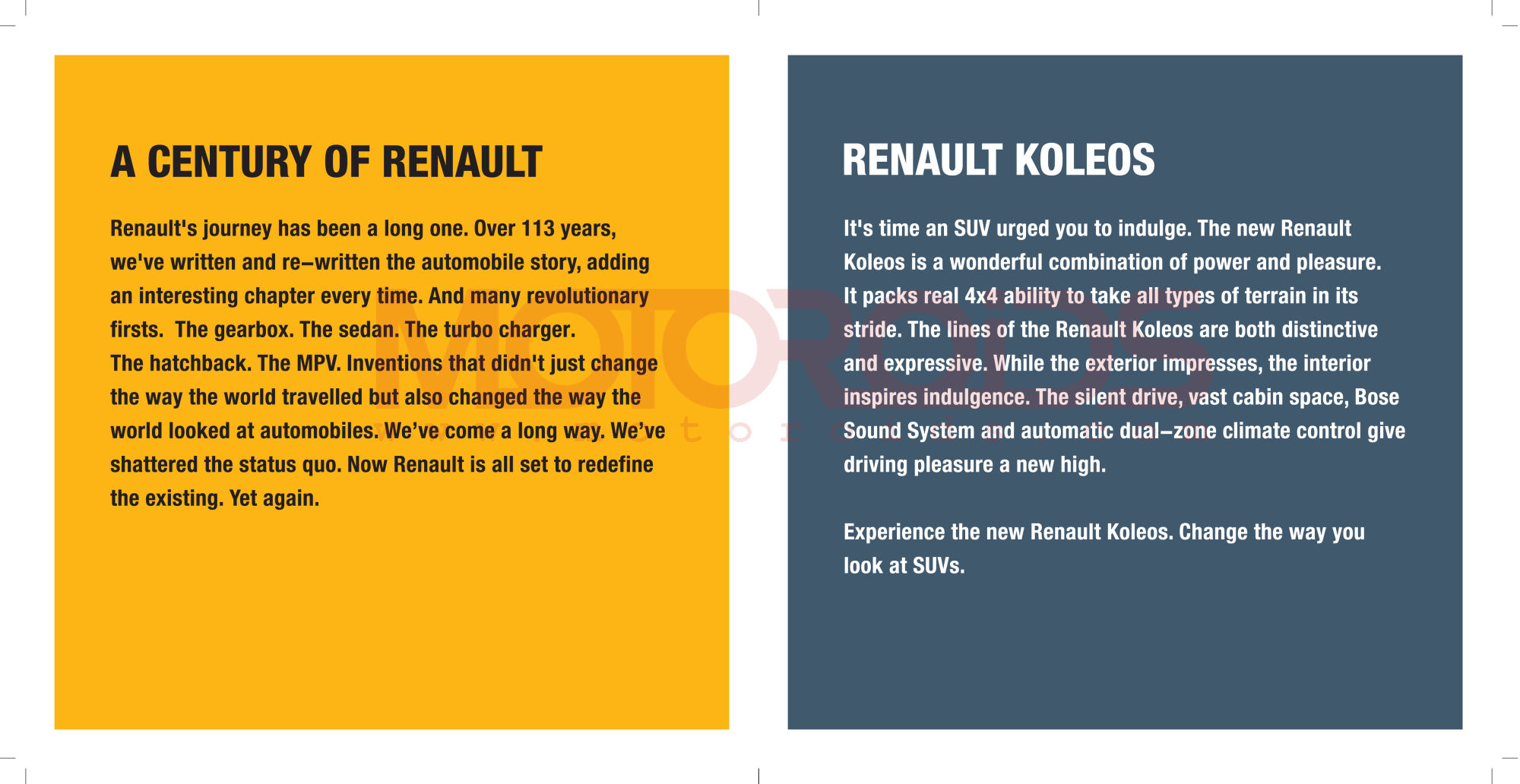 Renault Koleos Brochure