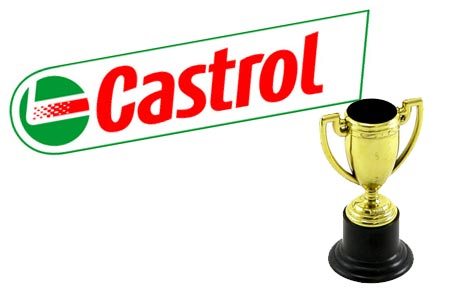 castrol logo trophy