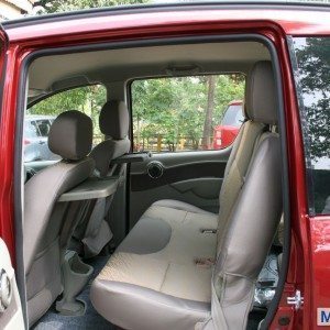 Mahindra Quanto second row seats