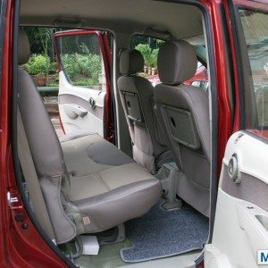 Mahindra Quanto rear seat