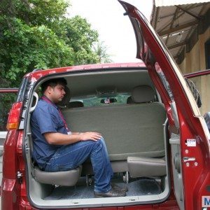 Mahindra Quanto rear seats