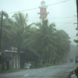 Lighthouse near Chavakd beach