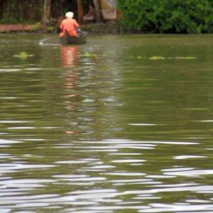 The lone oarsman