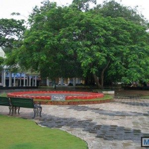 Waterfront park at Mahe