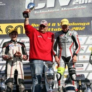 Mahindra Vallelunga GP podium