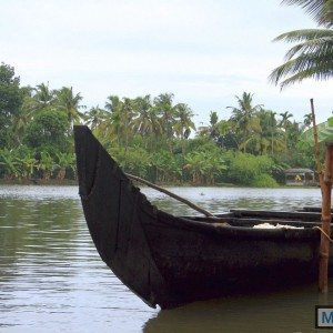 A moored boat